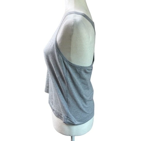 Lululemon Grey Racerback Cropped Tank - Picture 2 of 5